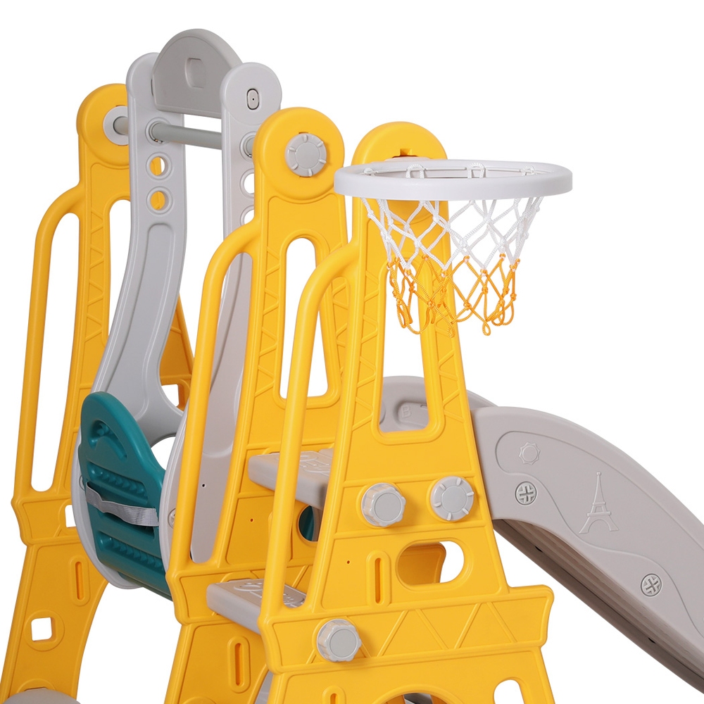 Keezi 3-in-1 Slide Swing Set Adjustable Height 140cm view 4