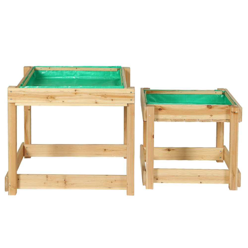 Keezi Kids Wooden Sand Pit Water Table Combo view 3