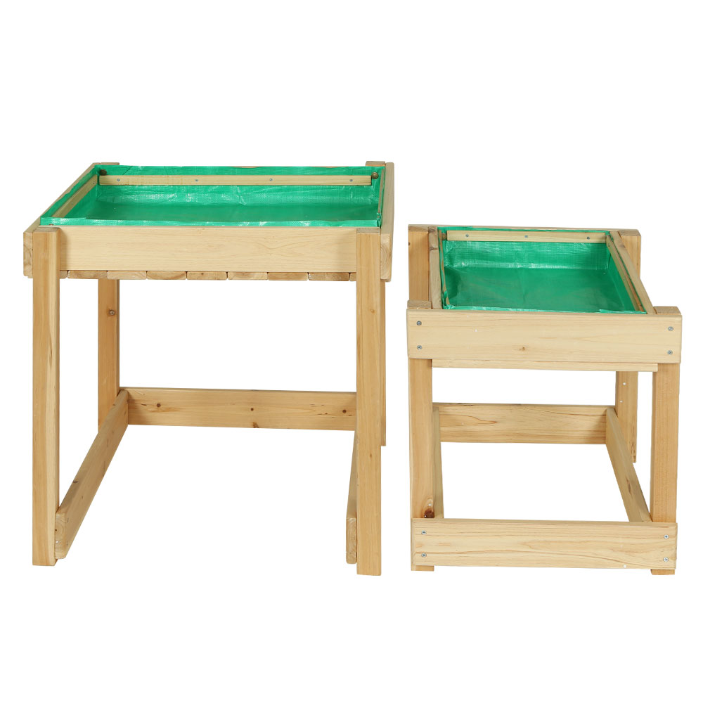 Keezi Kids Wooden Sand Pit Water Table Combo view 4