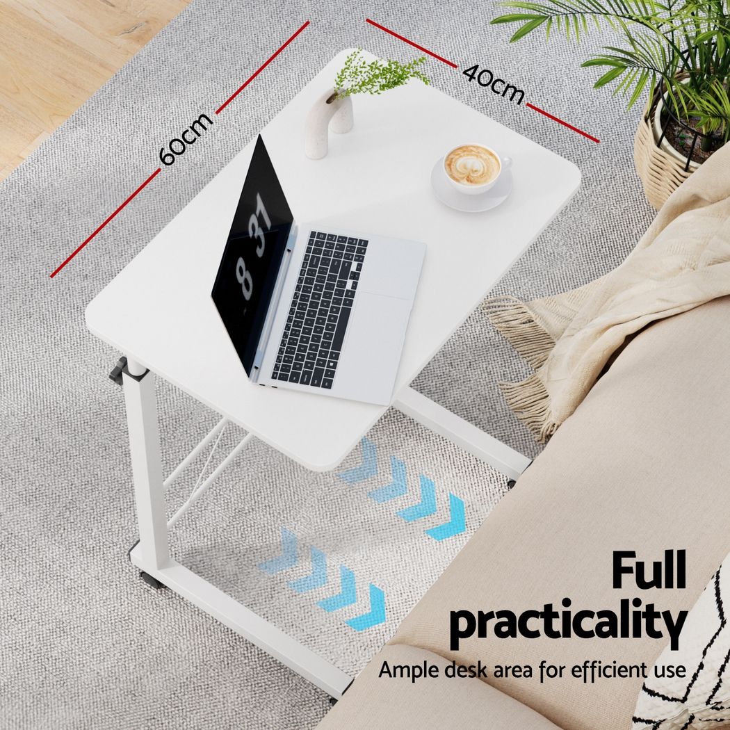 Artiss Laptop Desk Table Adjustable 60cm view 5