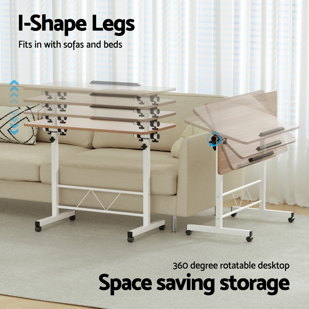Artiss Laptop Desk Table Adjustable 80cm view 5