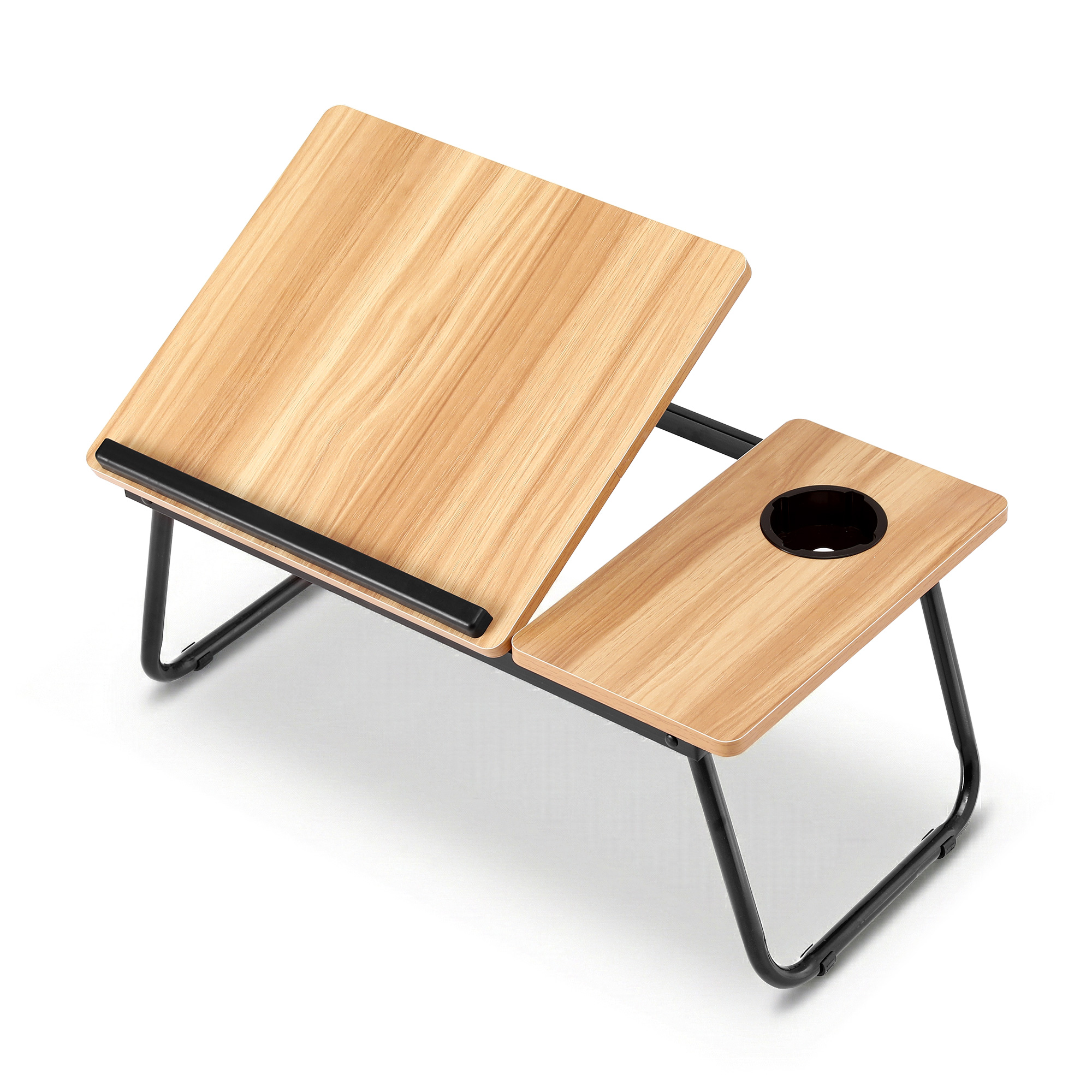Artiss Laptop Desk Bed Table Foldable Portable Oak