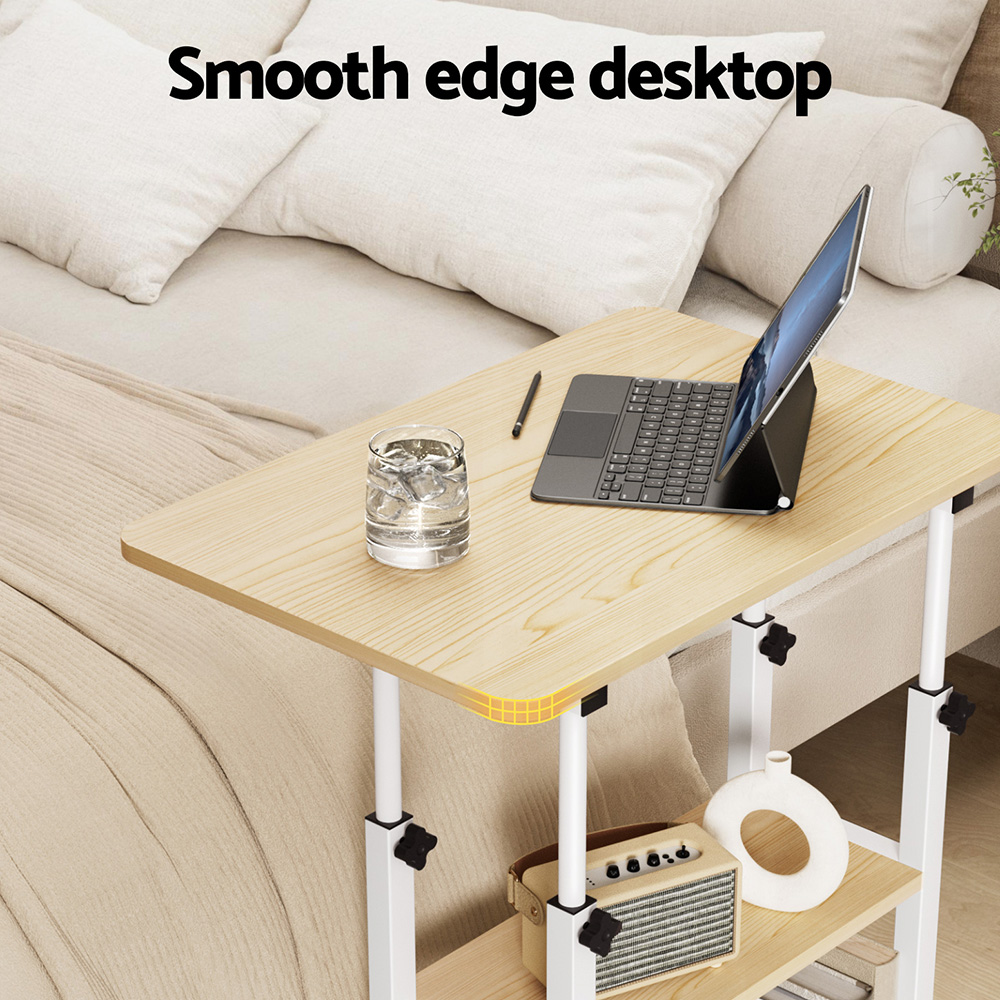 Artiss Laptop Desk Height Adjustable Mobile Workstation 60cm view 4