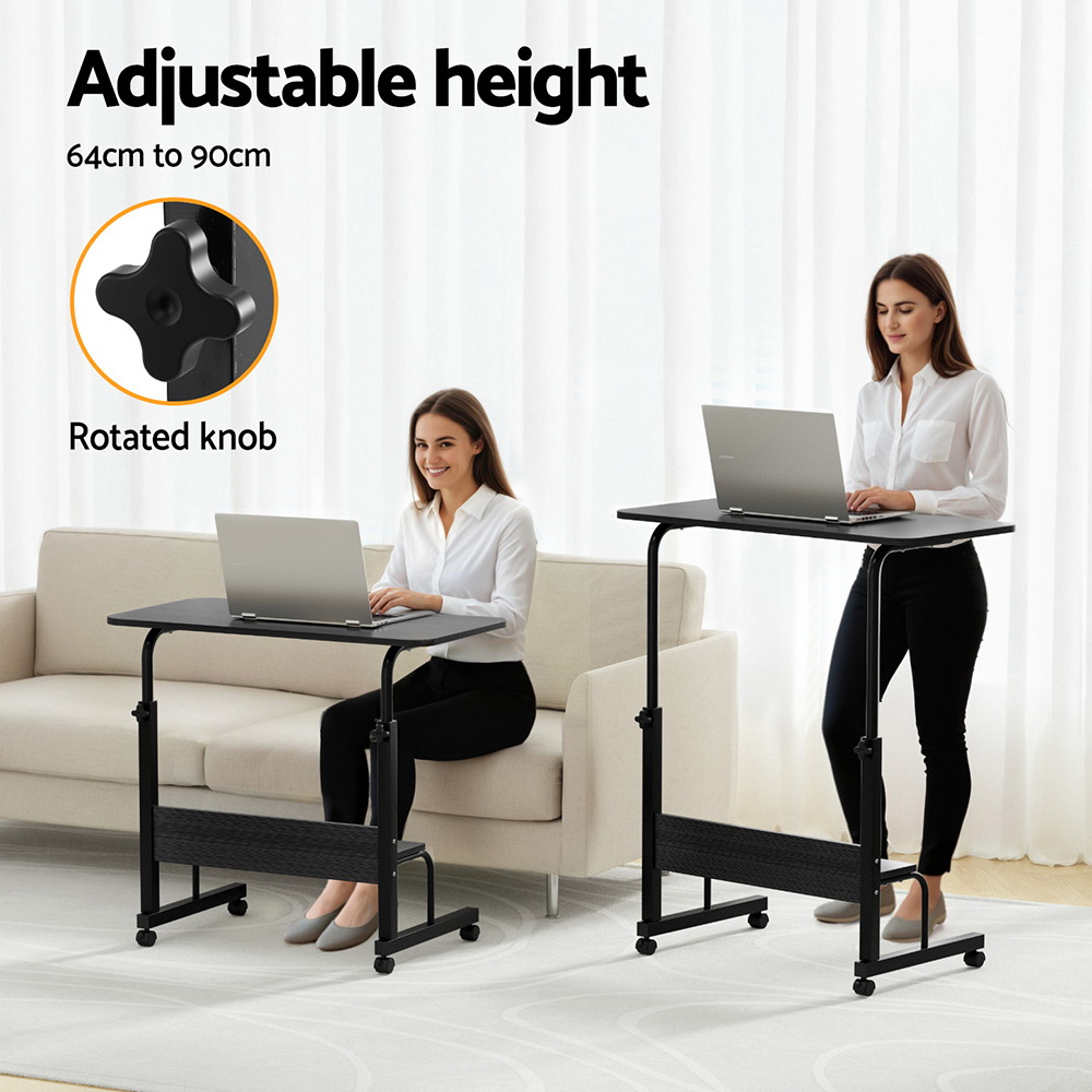 Artiss Laptop Desk Portable Sit Stand Workstation 80cm view 5