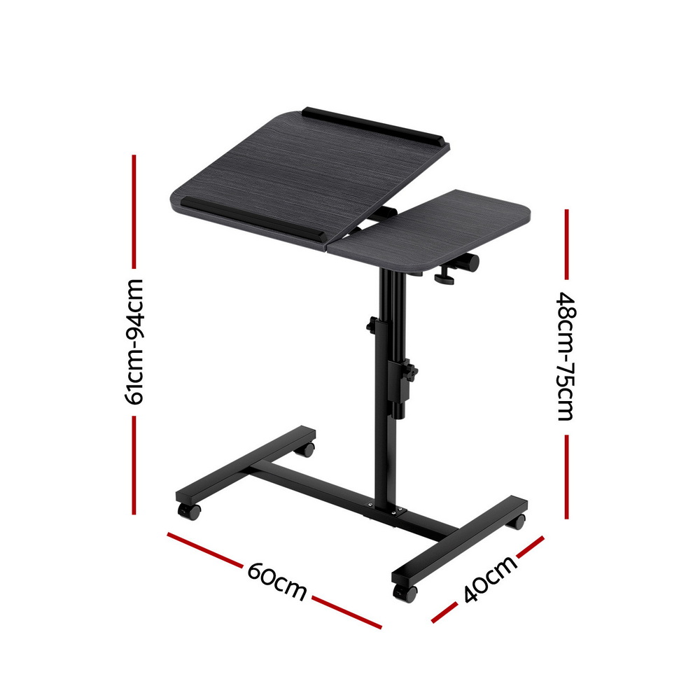Artiss Laptop Desk Table with Fan Cooling 60cm view 2
