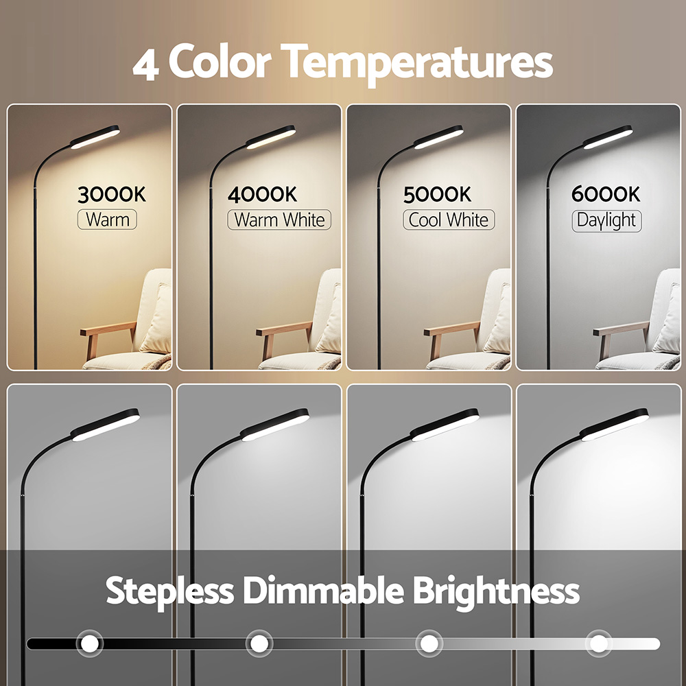 Artiss LED Floor Lamp Remote Control 4 Colour Temperatures view 4