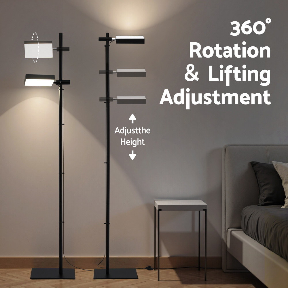 Artiss LED Floor Lamp 360 Rotating Adjustable Head view 4
