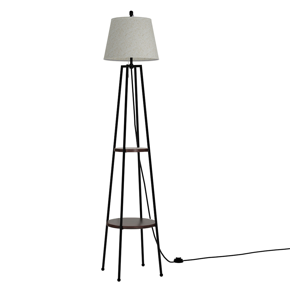 Artiss Floor Lamp 2 Tier Shelf Storage LED Upright