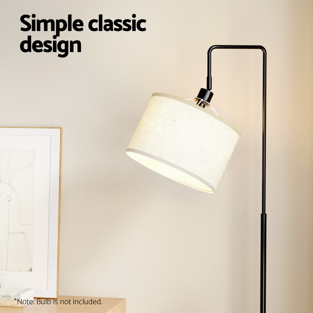 Artiss Floor Lamp 2 Tier Shelf Storage LED Adjustable Head view 5