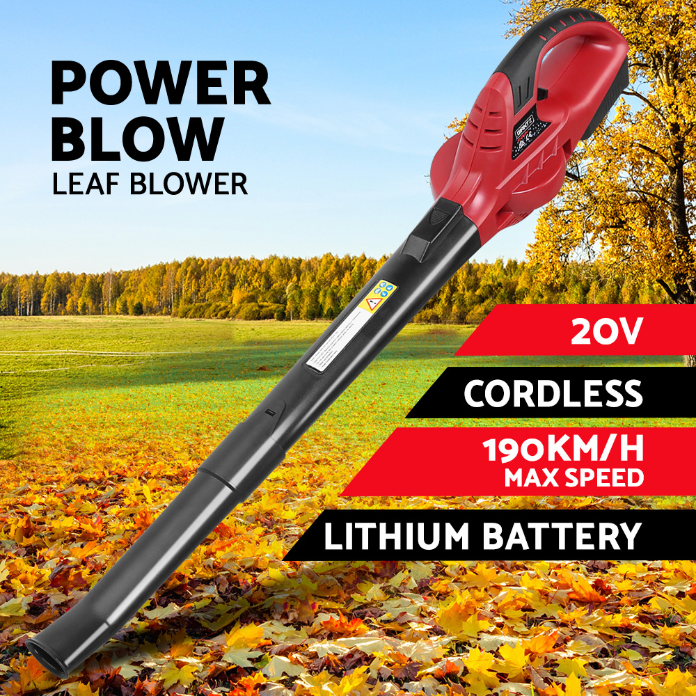 Giantz 20V Cordless Leaf Blower 2 Speed with Nozzles view 2
