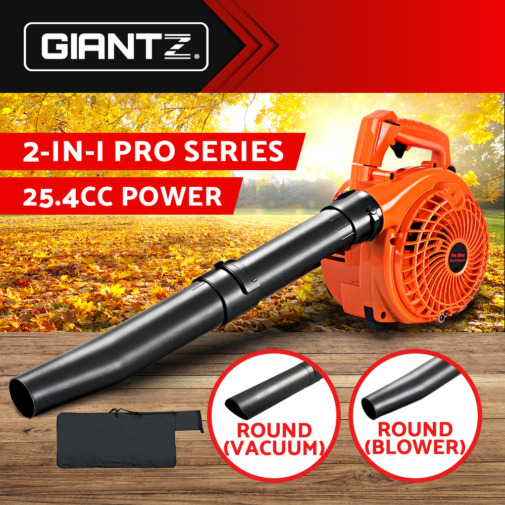 Giantz 25.4cc Petrol Leaf Blower Vacuum Mulcher 2 in 1 view 2