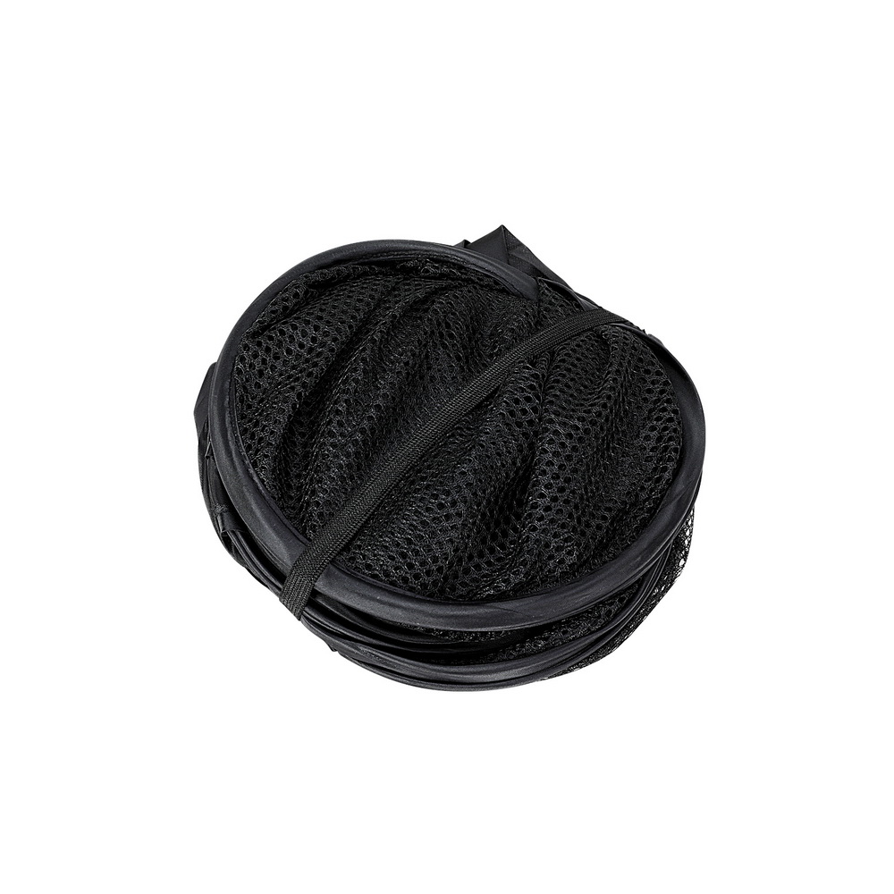 Artiss 2X Laundry Basket Hamper Foldable Black view 3