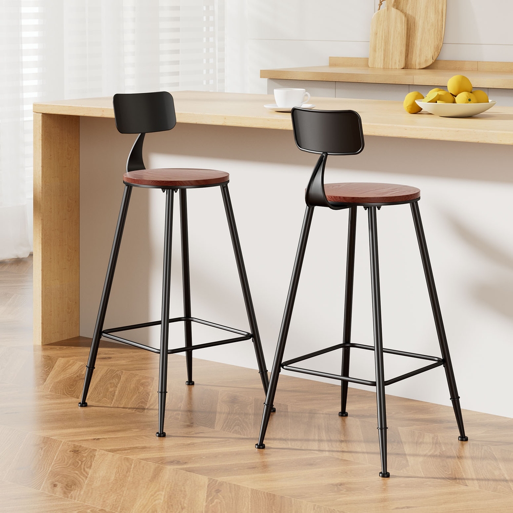 Artiss Alex Vintage Metal Bar Stools Set of 2 or 4
