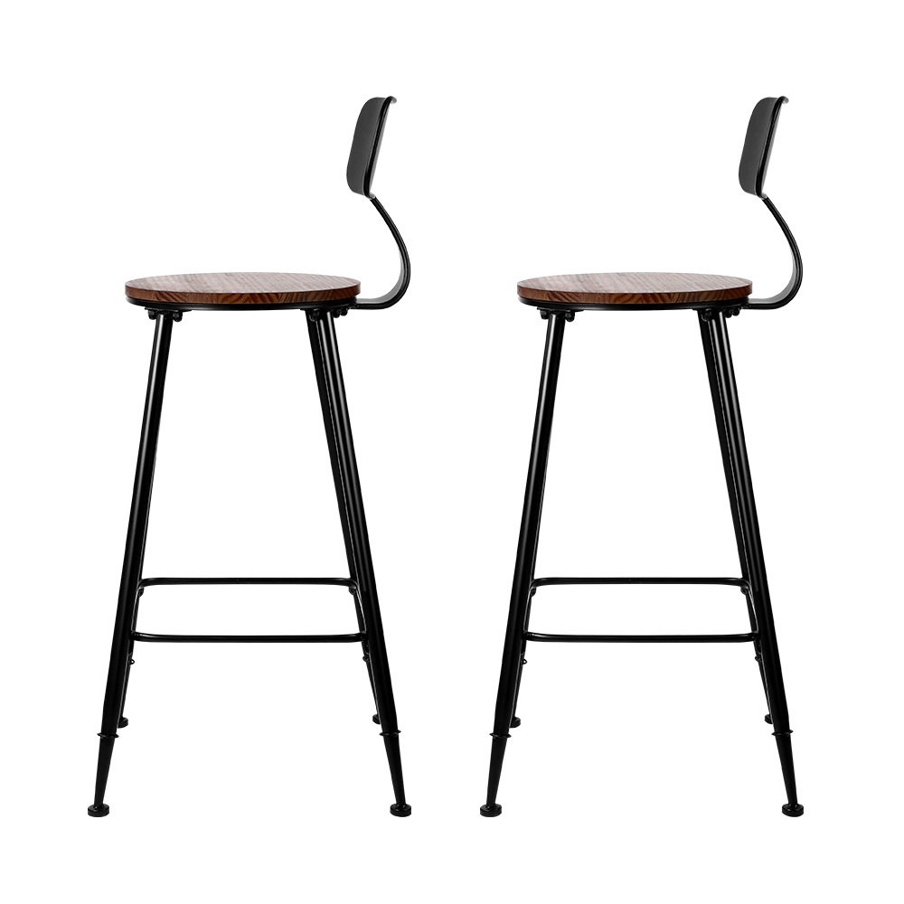 Artiss Alex Vintage Metal Bar Stools Set of 2 or 4 view 3
