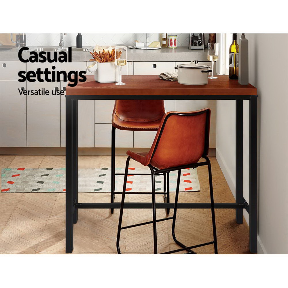 Artiss Alex Bar Table 100cm Rectangular view 3