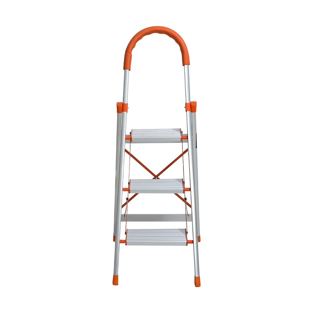 Giantz 3 Step Ladder Folding Aluminium with Platform view 3