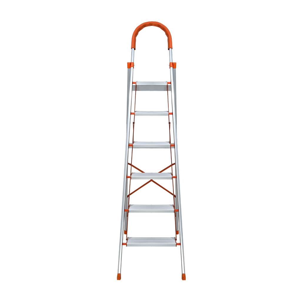 Giantz 6 Step Ladder Folding Aluminium with Platform view 3