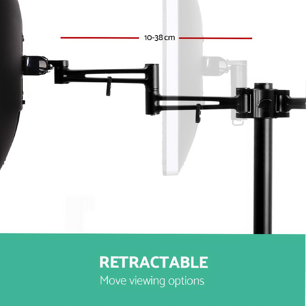 Artiss Dual Monitor Arm Mount for Two Screens view 5