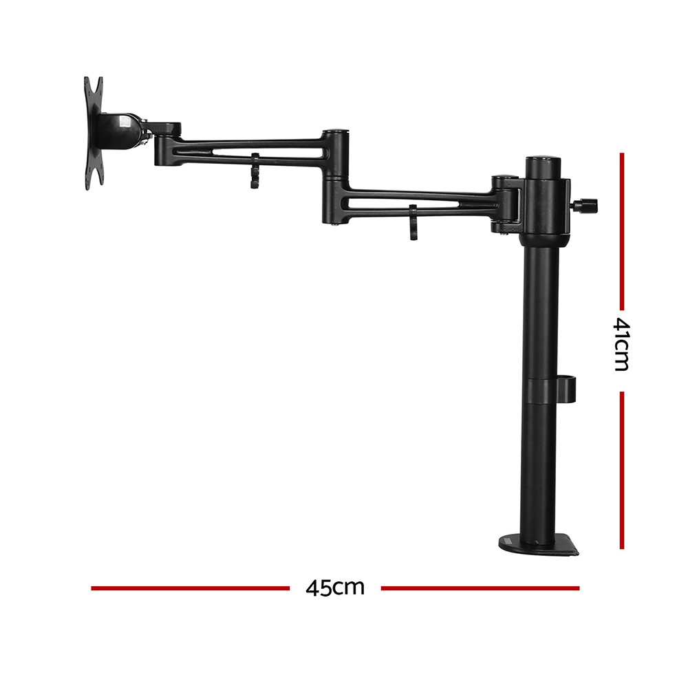 Artiss Single Monitor Arm Stand 360 Swivel Bracket view 2