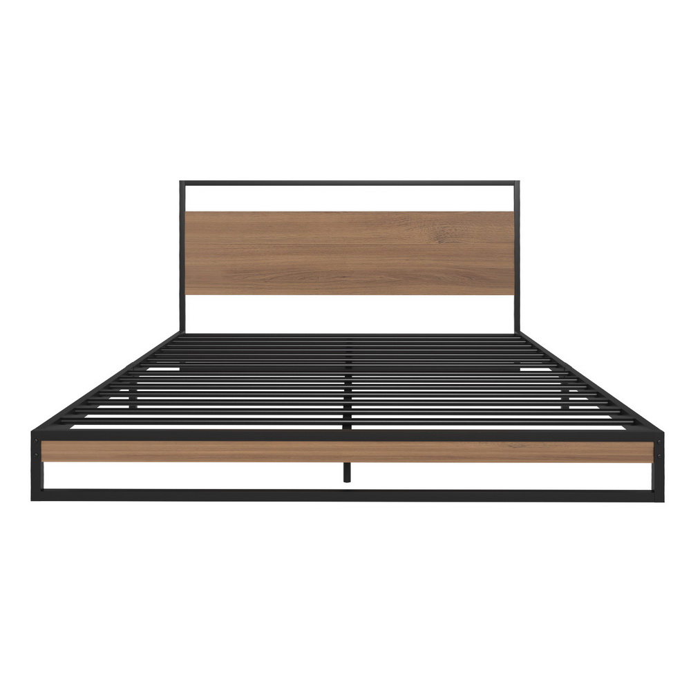 Artiss DANE Metal Bed Frame with Mattress, Queen view 3