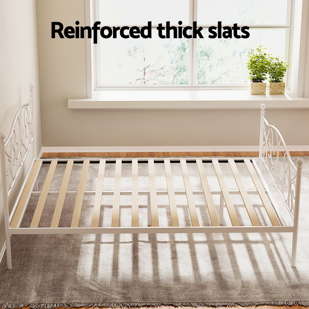 Artiss GROA Metal Bed Frame, Provincial Style view 5