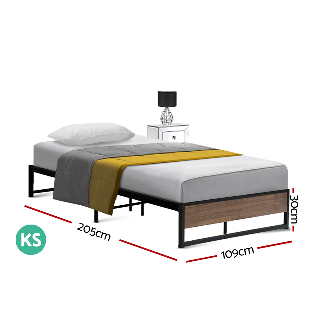 Artiss Oslo Metal Bed Frame, Multiple Sizes view 2