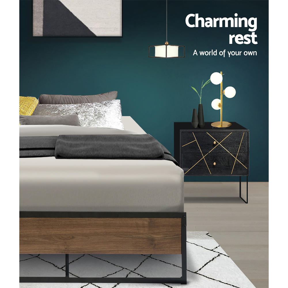 Artiss Oslo Metal Bed Frame, Multiple Sizes view 5