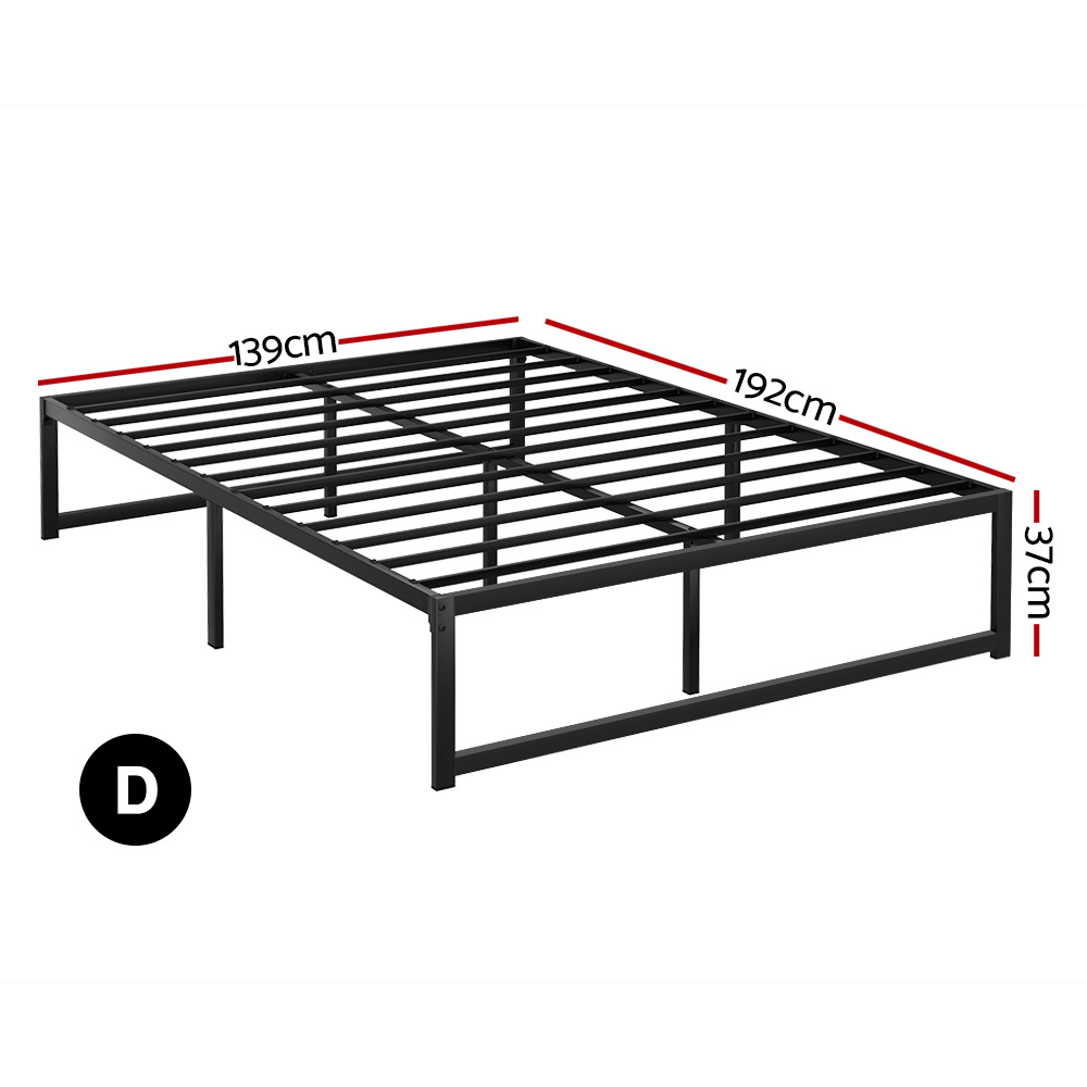 Artiss Tino Metal Bed Frame, Minimalist Steel view 2