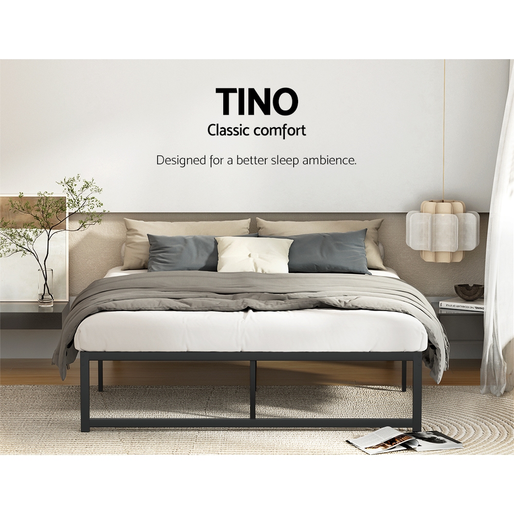 Artiss Tino Metal Bed Frame, Minimalist Steel view 4