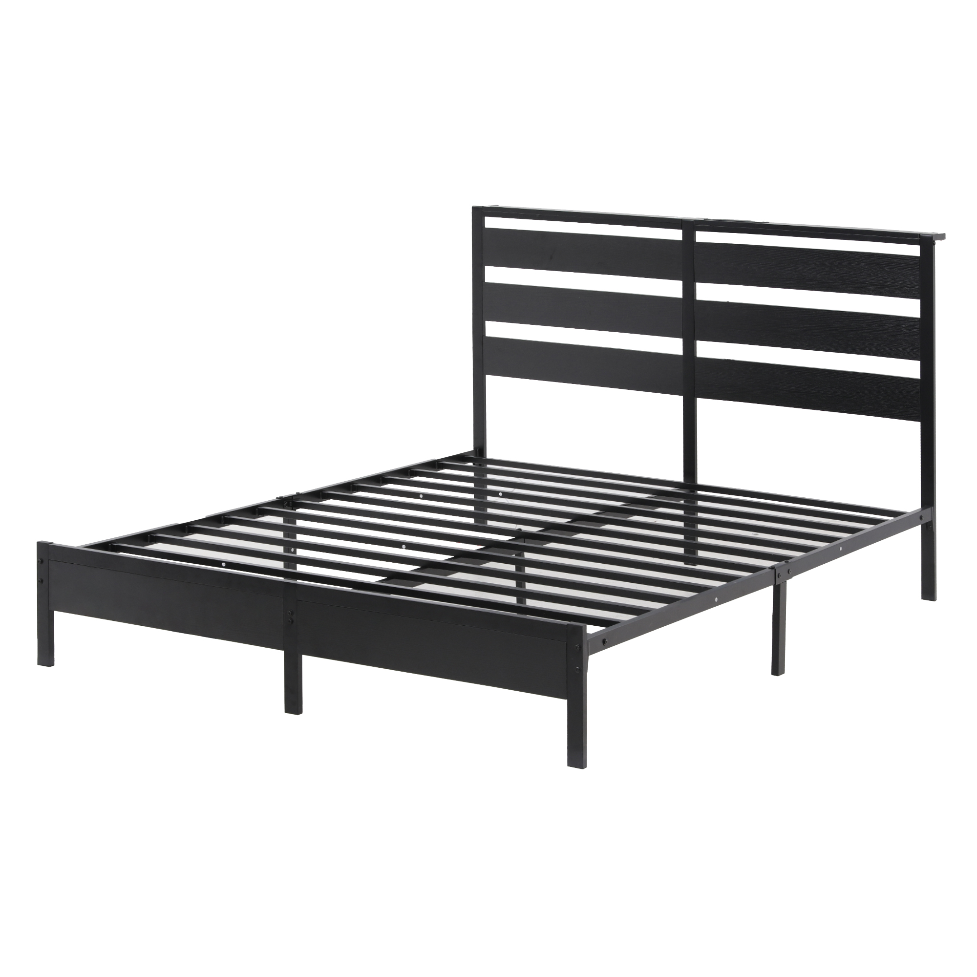 Artiss Por LED Metal Bed Frame with Charging Station view 2