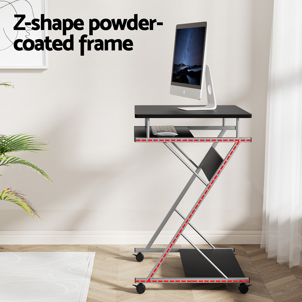 Artiss Optima Computer Desk and Mesh Chair with Keyboard Tray view 4