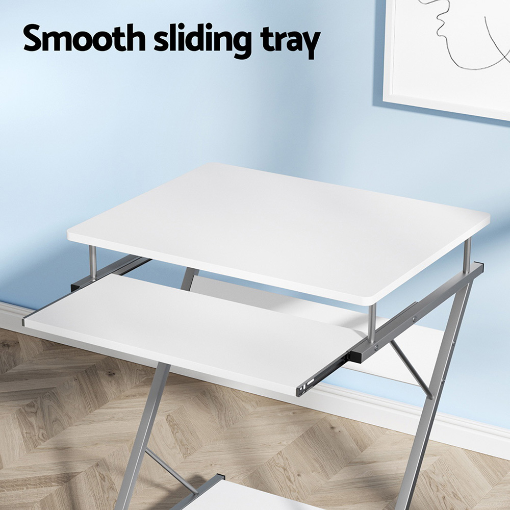 Artiss 60cm Computer Desk with Keyboard Tray in 2 Colours view 4