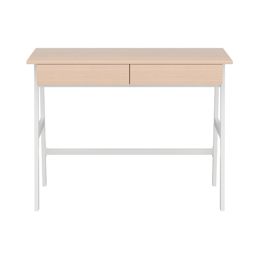 Artiss Borg Computer Desk Drawer Cabinet Oak 100cm view 3