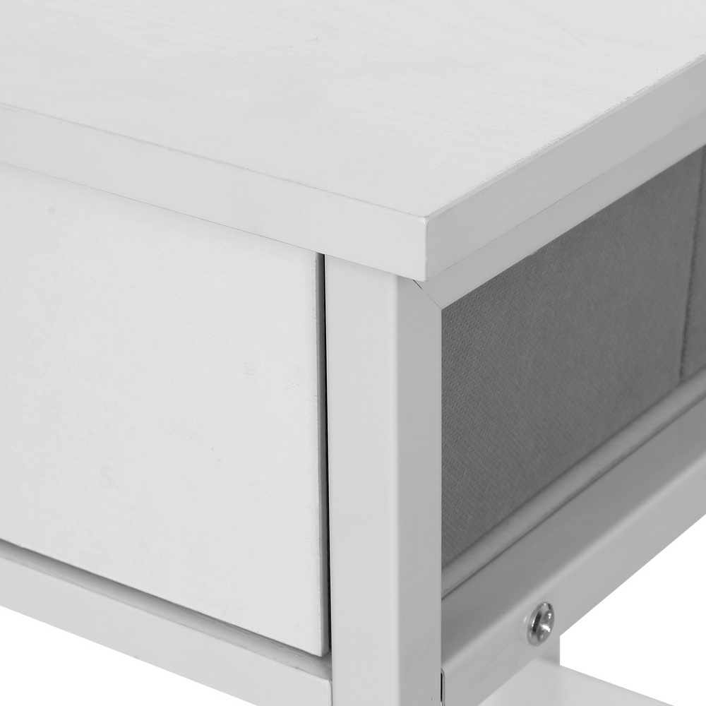 Artiss Computer Desk 4 Shelves 3 Drawers White 120cm view 3