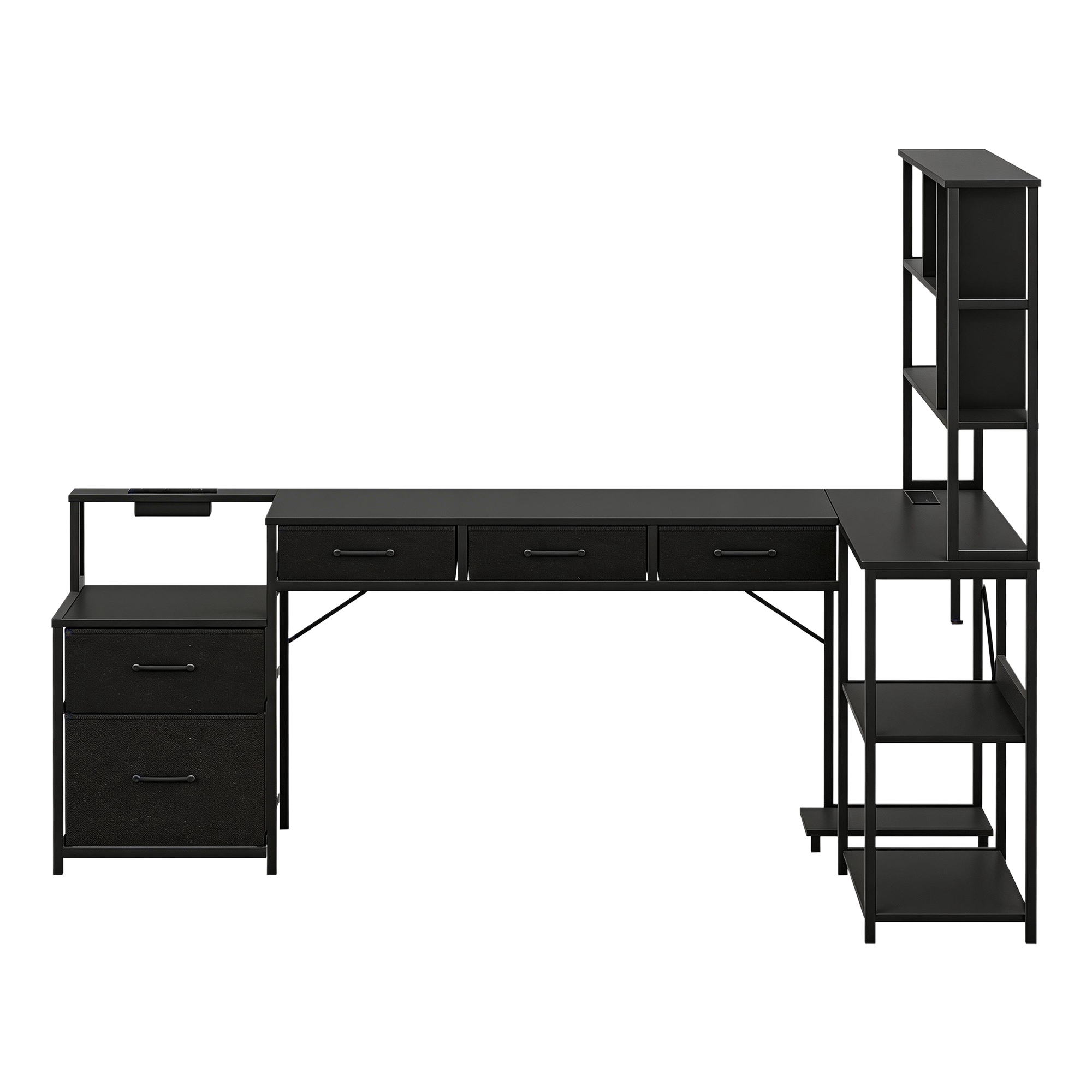 Artiss 200cm L Shaped Gaming Desk in 2 Colours view 4
