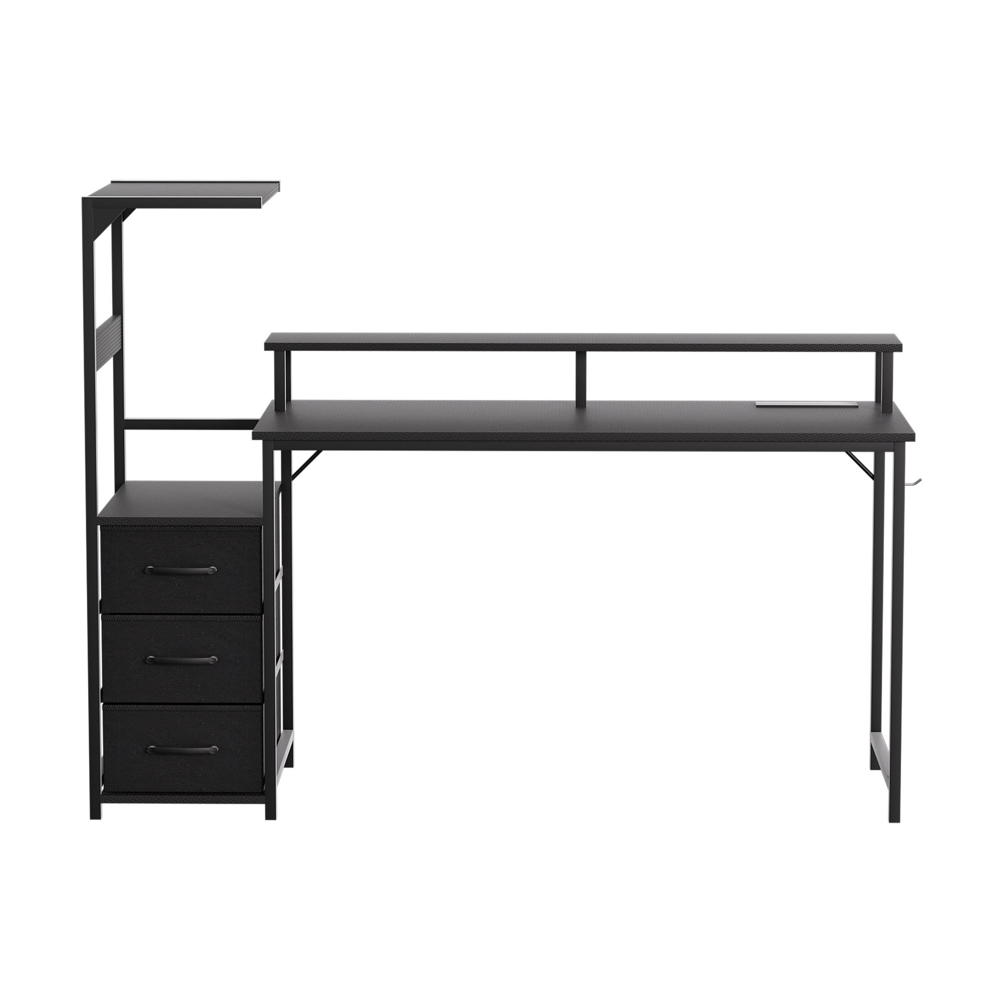 Artiss 145cm L Shaped Gaming Desk with LED Lights view 4