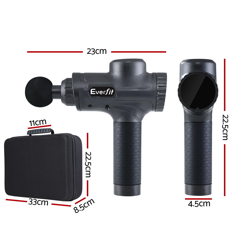 Everfit Percussion Massage Gun 20V Brushless Motor view 2