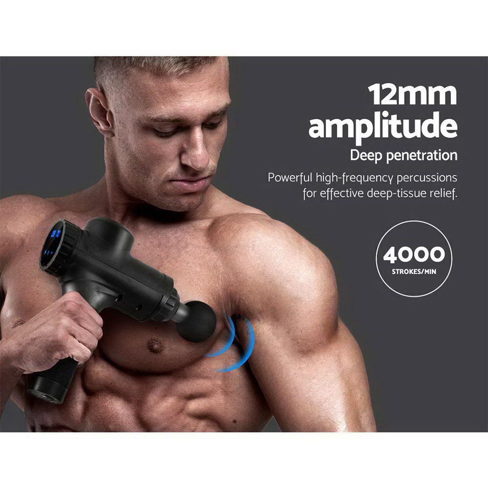 Everfit Percussion Massage Gun 20V Brushless Motor view 4