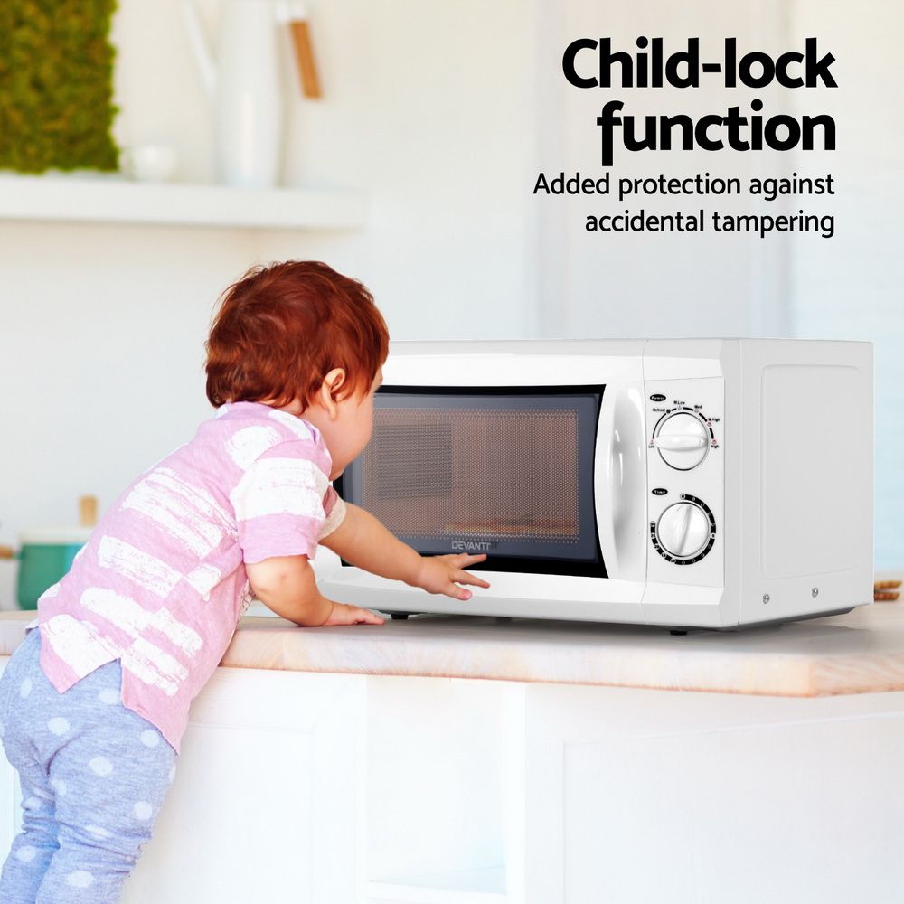 Devanti 20L Microwave Oven 800W White view 5