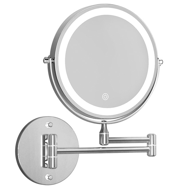 Embellir Extendable Makeup Mirror 10X LED, Silver & More