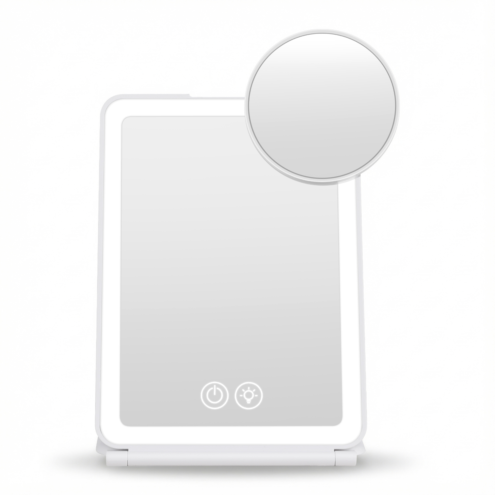 Embellir Portable Travel Makeup Mirror with Lights, 10x view 3