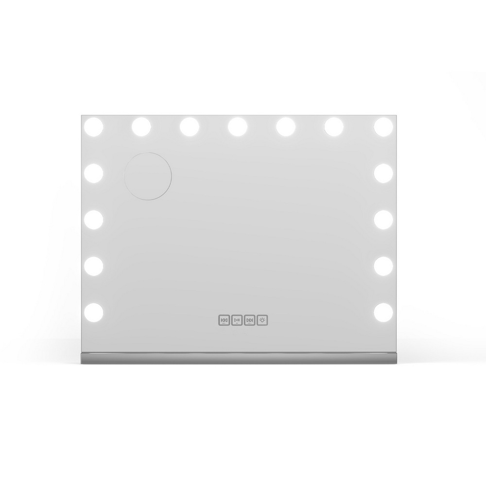 Embellir Bluetooth Wall Makeup Mirror 58x46cm Hollywood view 3