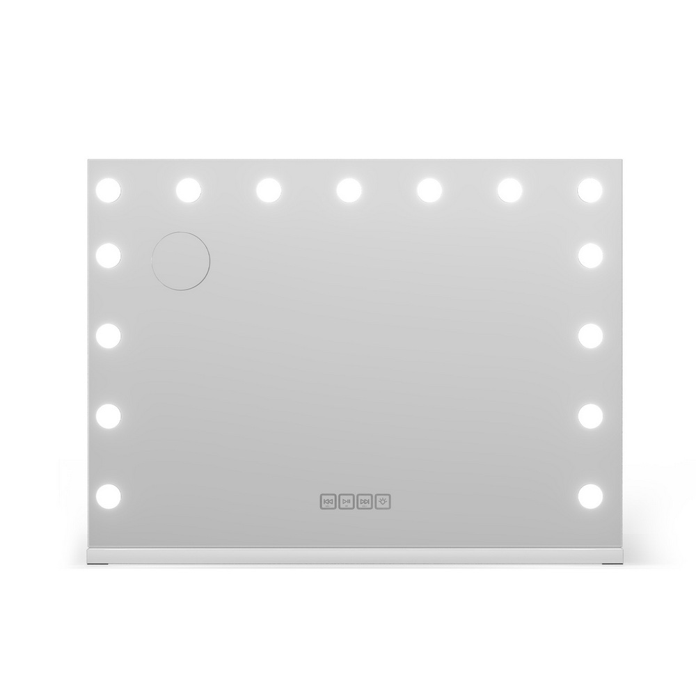 Embellir Bluetooth Wall Makeup Mirror 80x58cm Hollywood view 3