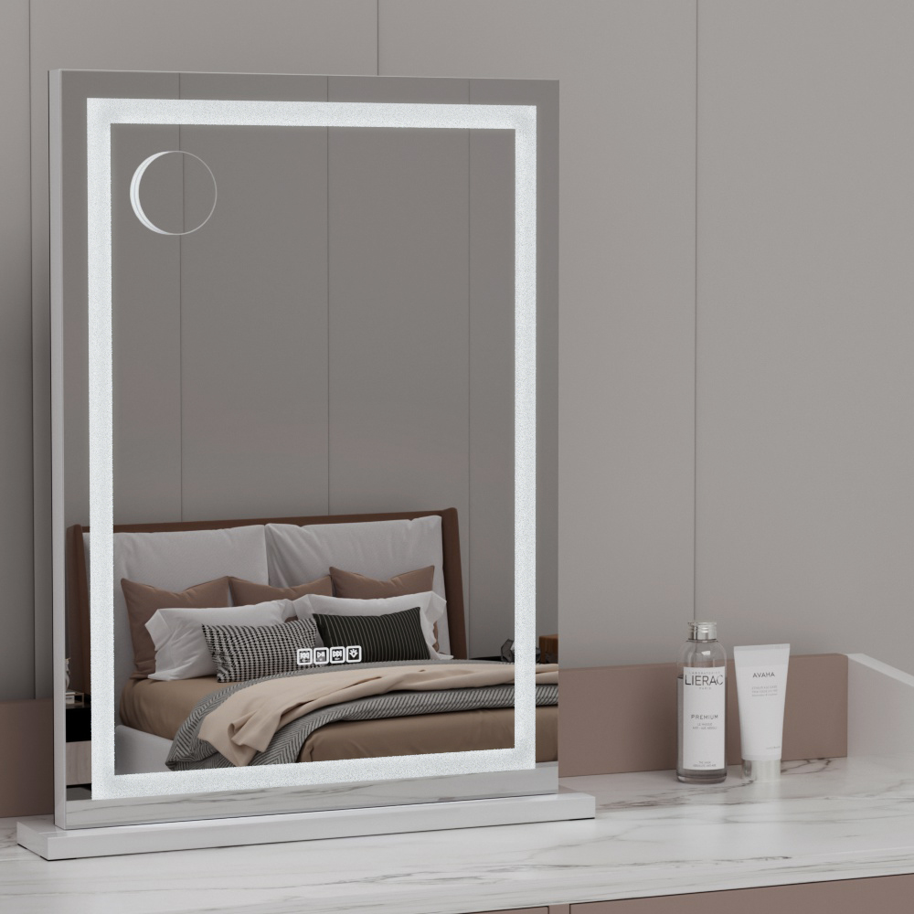 Embellir Bluetooth Makeup Mirror 58x80cm Hollywood, Crystal