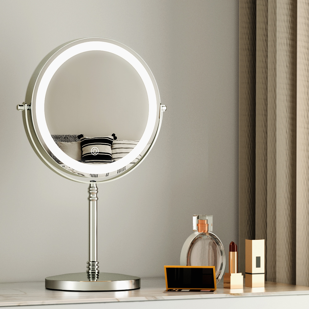 Embellir Makeup Mirror 20x20cm 10X LED, Tabletop
