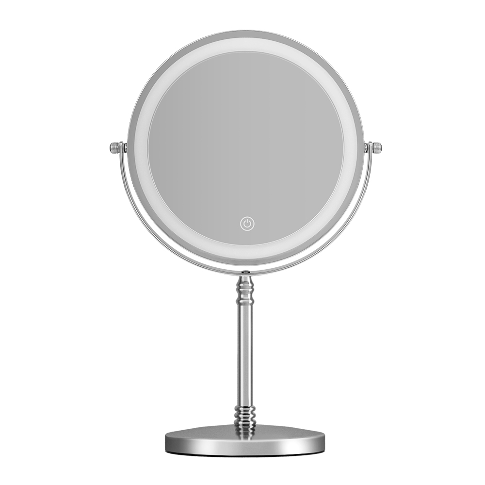 Embellir Makeup Mirror 20x20cm 10X LED, Tabletop view 3