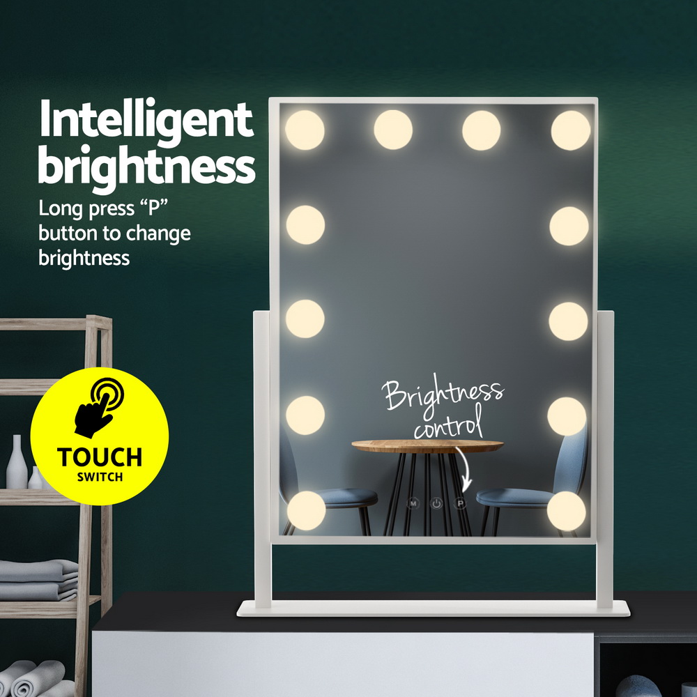Embellir Makeup Mirror 30x41cm LED Vanity Tabletop view 5