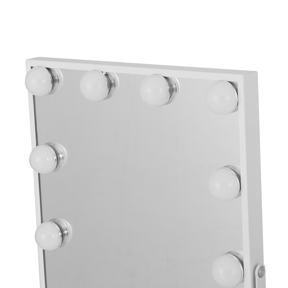 Embellir Bluetooth Makeup Mirror 30x40cm Hollywood, White view 3