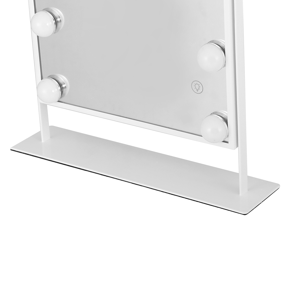 Embellir Bluetooth Makeup Mirror 30x40cm Hollywood, White view 4
