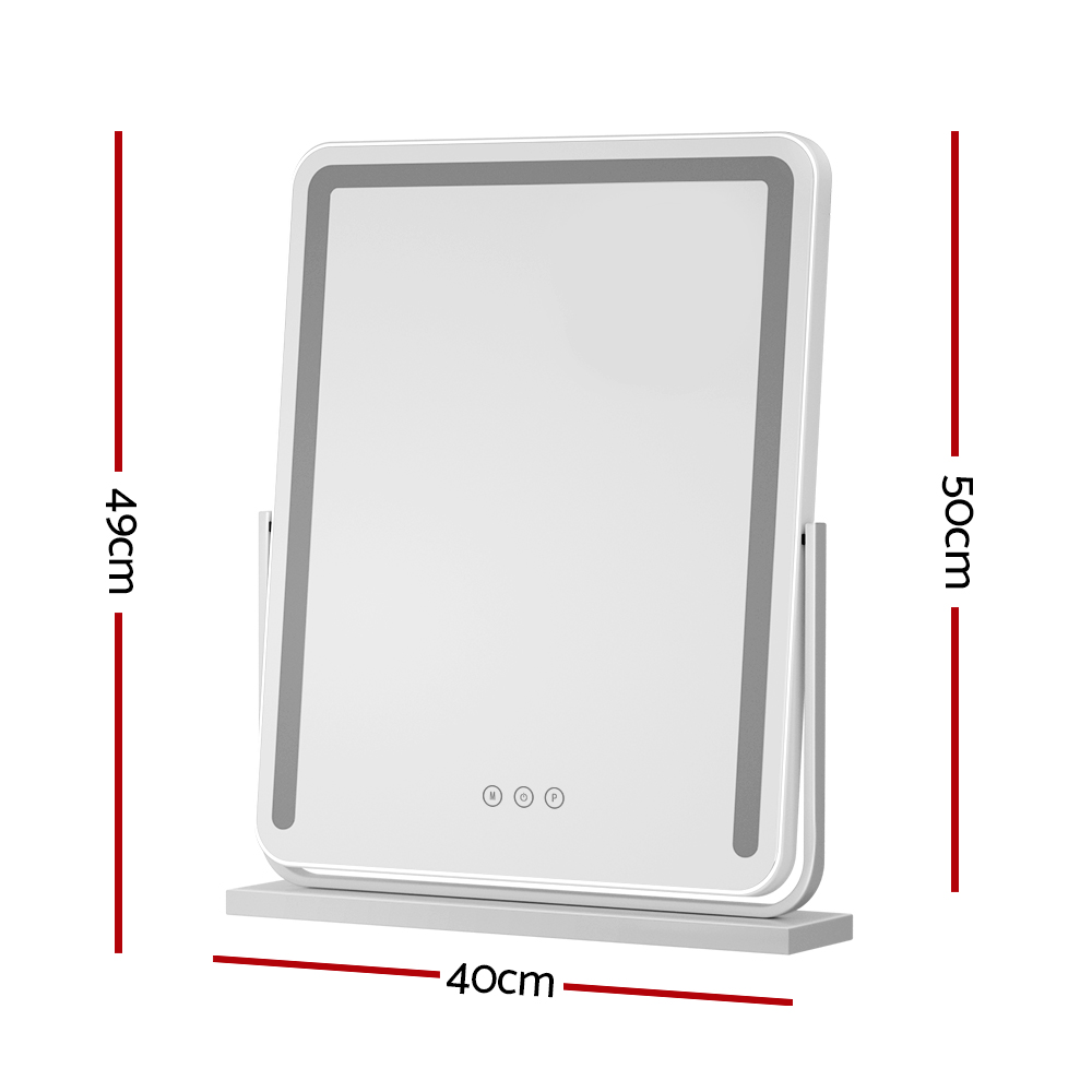 Embellir Makeup Mirror 40x50cm LED Strip Rotating Vanity view 2